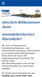 Mobile Screenshot of immobilienservice-rheinruhr.com